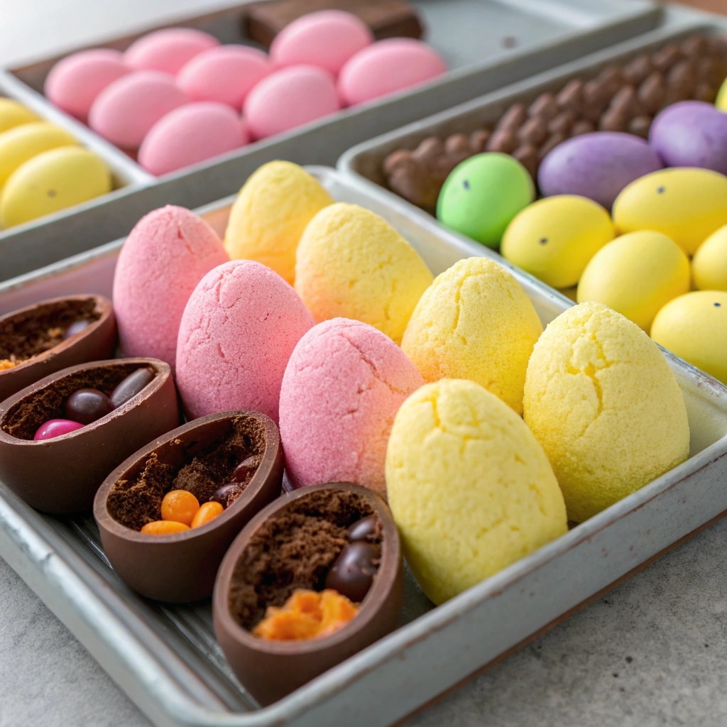 Freeze Dried Easter Candy: 5 Irresistible Treats to Try Now 3 freeze dried Easter candy types side by side